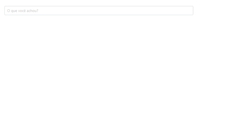 Clique na caixa O que você achou, escreva o comentário e clique em Comentar
